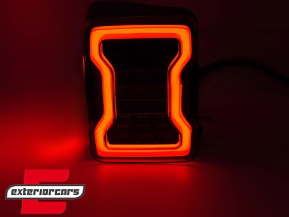 Full LED stražnja svjetla SEQ žmigavci (crna) / JEEP Wrangler JK (2007-2017), LDCH41