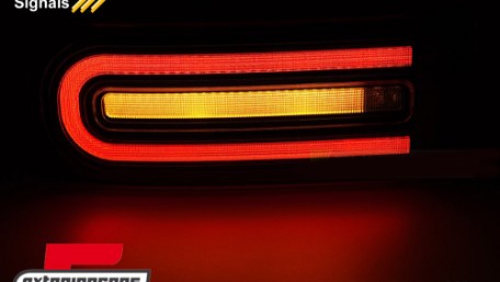 Full LED stražnja svjetla SEQ žmigavci (crna) / Mercedes G-klasa W463 (2018-2024) W465 (2024-), LDMEG4