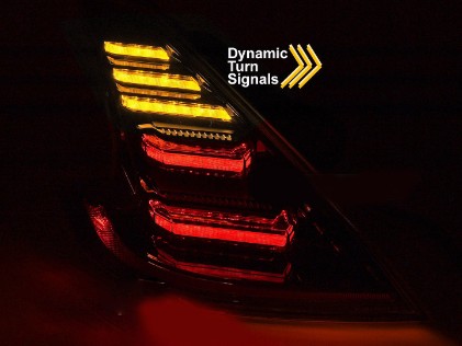 Full LED stražnja svjetla SEQ žmigavci (crna) / Nissan 370Z (2009-2020), LDNI12