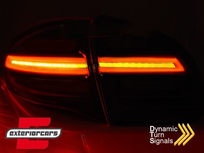 Full LED stražnja svjetla SEQ žmigavci (crna) / Porsche Cayenne 958 (2010-2014), LDPO32