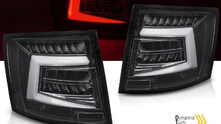 Full LED stražnja svjetla SEQ žmigavci (crna) / Škoda Octavia III karavan (2012-2019), LDSK17