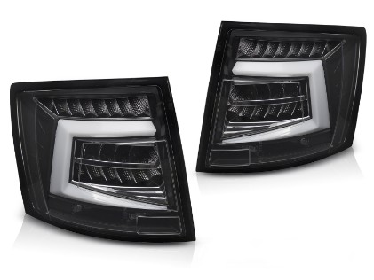 Full LED stražnja svjetla SEQ žmigavci (crna) / Škoda Octavia III karavan (2012-2019), LDSK17
