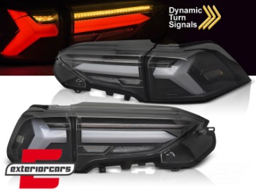 Full LED stražnja svjetla SEQ žmigavci (crna) / Toyota RAV4 (2019-2025), LDTO31