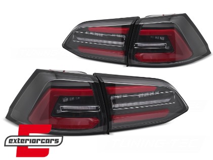 Full LED stražnja svjetla SEQ žmigavci (crna/bijela/crvena) / VW Golf 7 (2013-2017) karavan, LDVWT6