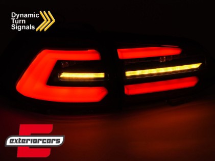 Full LED stražnja svjetla SEQ žmigavci (crna/bijela/crvena) / VW Golf 7.5 Facelift (2017-2020) karavan, LDVWT8