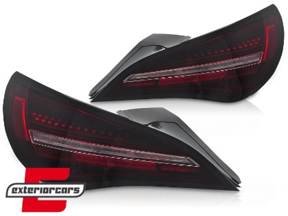 Full LED stražnja svjetla SEQ žmigavci (crna/crvena) / Mercedes CLA C117 W117 (2013-2018), LDMEF5