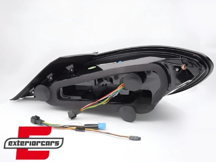 Full LED stražnja svjetla SEQ žmigavci (crna/crvena) / Mercedes CLA C117 W117 (2013-2018), LDMEF5