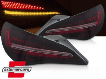 Full LED stražnja svjetla SEQ žmigavci (crna/crvena) / Mercedes CLA C117 W117 (2013-2018), LDMEG2