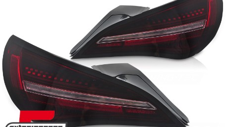 Full LED stražnja svjetla SEQ žmigavci (crna/crvena) / Mercedes CLA C117 W117 (2013-2018), LDMEG2