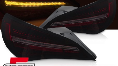 Full LED stražnja svjetla SEQ žmigavci (crna/crvena/smoke) / Mercedes CLA C117 W117 (2013-2018), LDMEF6
