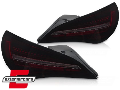Full LED stražnja svjetla SEQ žmigavci (crna/crvena/smoke) / Mercedes CLA C117 W117 (2013-2018), LDMEF6