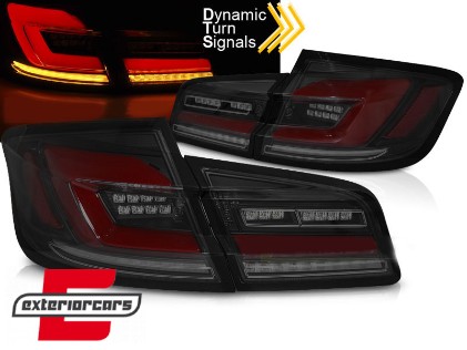 Full LED stražnja svjetla SEQ žmigavci (crna/smoke) / BMW serije 5 F10 (2010-2017) limuzina, LDBMJ3