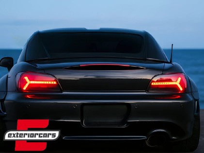 Full LED stražnja svjetla SEQ žmigavci (crna/smoke) / Honda S2000 (2000-2003), LDHO15