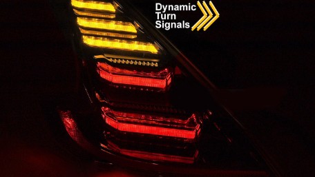 Full LED stražnja svjetla SEQ žmigavci (crna/smoke) / Nissan 370Z (2009-2020), LDNI13