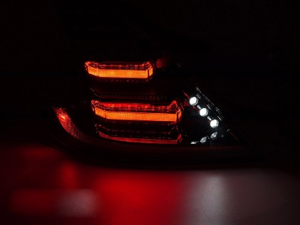 Full LED stražnja svjetla SEQ žmigavci (crna/smoke) / Nissan 370Z (2009-2020), LDNI13