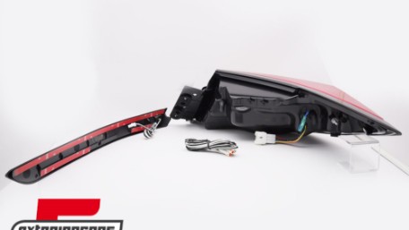 Full LED stražnja svjetla SEQ žmigavci (crna/smoke) / Toyota GR86 (2021-), LDTO46