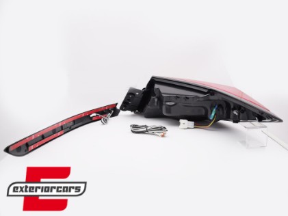 Full LED stražnja svjetla SEQ žmigavci (crna/smoke) / Toyota GR86 (2021-), LDTO46