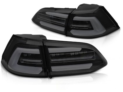 Full LED stražnja svjetla SEQ žmigavci (crna/smoke) / VW Golf 7 (2013-2017) karavan, LDVWZ5
