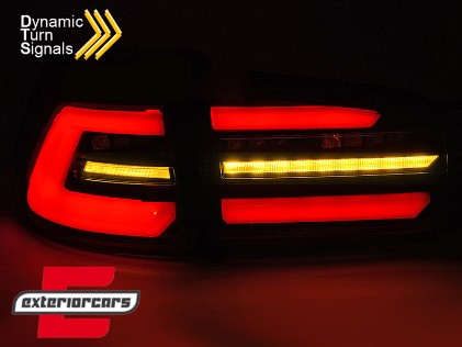 Full LED stražnja svjetla SEQ žmigavci (crna/smoke) / VW Golf 7 (2013-2017) karavan, LDVWZ5