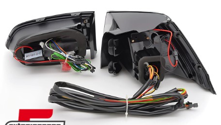 Full LED stražnja svjetla SEQ žmigavci (crna/smoke) / VW Golf 7 (2013-2017) karavan, LDVWZ5