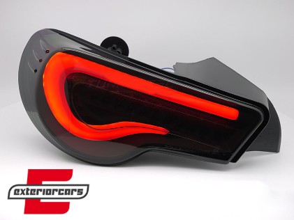 Full LED stražnja svjetla SEQ žmigavci (crna/smoke/kristal) / Toyota GT86 (2012-2019), LDTO39
