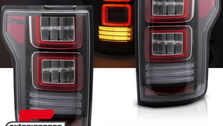 Full LED stražnja svjetla SEQ žmigavci (crvena) / FORD F150 Mk13 (2014-2020), LDFO95