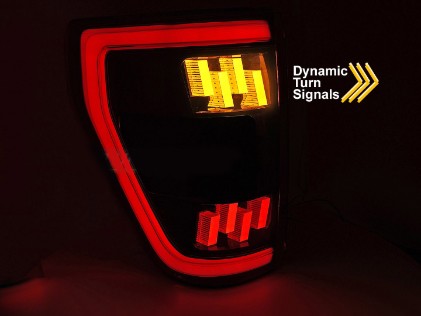 Full LED stražnja svjetla SEQ žmigavci (crvena) / Ford F150 XIV (2020-2023), LDFOA4