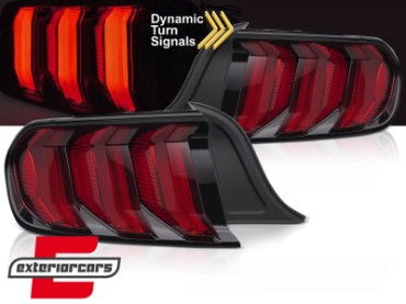 Full LED stražnja svjetla SEQ žmigavci (crvena) / Ford Mustang VI S550 (2015-2022), LDFO89