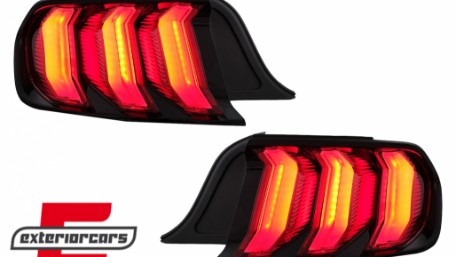 Full LED stražnja svjetla SEQ žmigavci (crvena) / Ford Mustang VI S550 (2015-2022), LDFO89