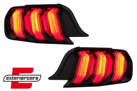 Full LED stražnja svjetla SEQ žmigavci (crvena) / Ford Mustang VI S550 (2015-2022), LDFO89