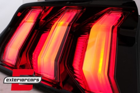 Full LED stražnja svjetla SEQ žmigavci (crvena) / Ford Mustang VI S550 (2015-2022), LDFO89