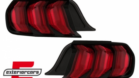 Full LED stražnja svjetla SEQ žmigavci (crvena) / Ford Mustang VI S550 (2015-2022), LDFO89