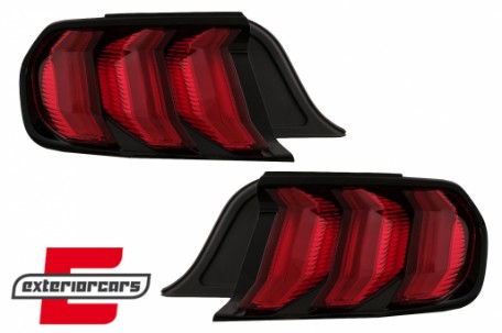 Full LED stražnja svjetla SEQ žmigavci (crvena) / Ford Mustang VI S550 (2015-2022), LDFO89