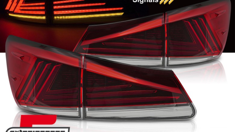 Full LED stražnja svjetla SEQ žmigavci (crvena) / Lexus IS XE20 (2006-2012), LDLE16