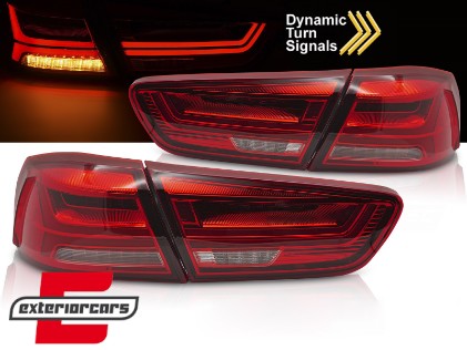 Full LED stražnja svjetla SEQ žmigavci (crvena) / Mitsubishi Lancer 8 limuzina (2007-2017), LDMI11