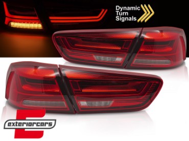 Full LED stražnja svjetla SEQ žmigavci (crvena) / Mitsubishi Lancer 8 limuzina (2007-2017), LDMI11