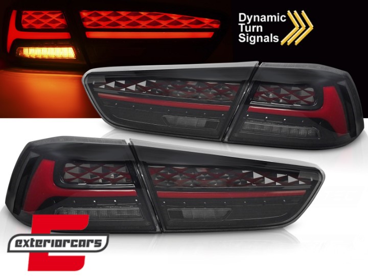 Full LED stražnja svjetla SEQ žmigavci (crvena) / Mitsubishi Lancer 8 limuzina (2007-2017), LDMI13