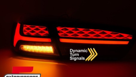 Full LED stražnja svjetla SEQ žmigavci (crvena) / Mitsubishi Lancer 8 limuzina (2007-2017), LDMI13