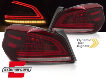 Full LED stražnja svjetla SEQ žmigavci (crvena) / Subaru WRX (2014-2021), LDSU11