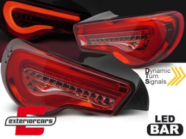 Full LED stražnja svjetla SEQ žmigavci (crvena) / Toyota GT86 (2012-2019), LDTO35