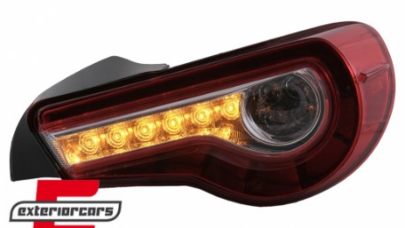 Full LED stražnja svjetla SEQ žmigavci (crvena) / Toyota GT86 (2012-2021), LDTO53