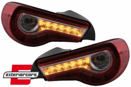 Full LED stražnja svjetla SEQ žmigavci (crvena) / Toyota GT86 (2012-2021), LDTO53