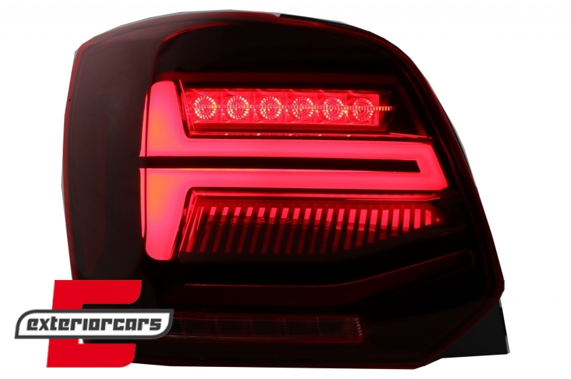 Full LED stražnja svjetla SEQ žmigavci (crvena) / VW Polo 6R 6C (2009-2017), LDVWV4