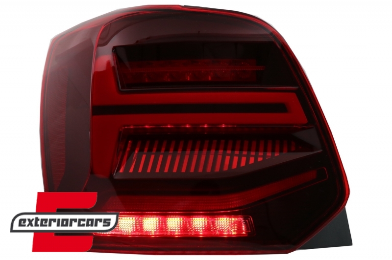 Full LED stražnja svjetla SEQ žmigavci (crvena) / VW Polo 6R 6C (2009-2017), LDVWV4