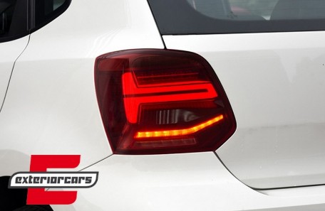 Full LED stražnja svjetla SEQ žmigavci (crvena) / VW Polo 6R 6C (2009-2017), LDVWV4