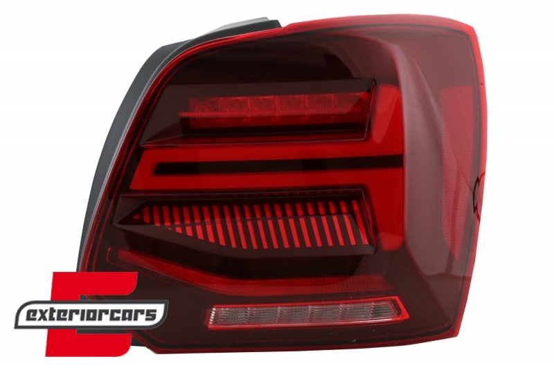 Full LED stražnja svjetla SEQ žmigavci (crvena) / VW Polo 6R 6C (2009-2017), LDVWV4