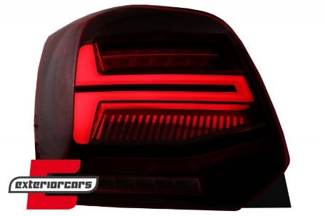 Full LED stražnja svjetla SEQ žmigavci (crvena) / VW Polo 6R 6C (2009-2017), LDVWV4