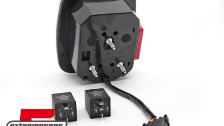 Full LED stražnja svjetla SEQ žmigavci (crvena/bijela) / Jeep Wrangler YJ TJ (1991-2006), LDCH44