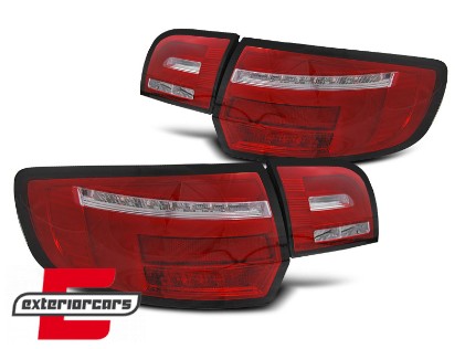 Full LED stražnja svjetla SEQ žmigavci (crvena/kristal) / AUDI A3 Sportback (2003-2008), LDAUH7