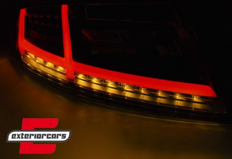 Full LED stražnja svjetla SEQ žmigavci (crvena/kristal) / Audi TT 8J (2006-2014), LDAUD1